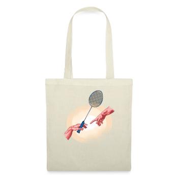 Badminton - Sac en tissu - nature - Devant