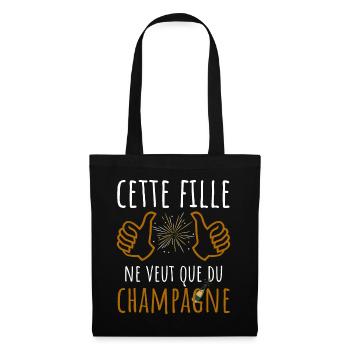 This girl only wants . - Tote Bag - black - Front