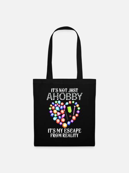 It's Not Just A Hobby It's My Escape From Reality - Stoffbeutel - Schwarz