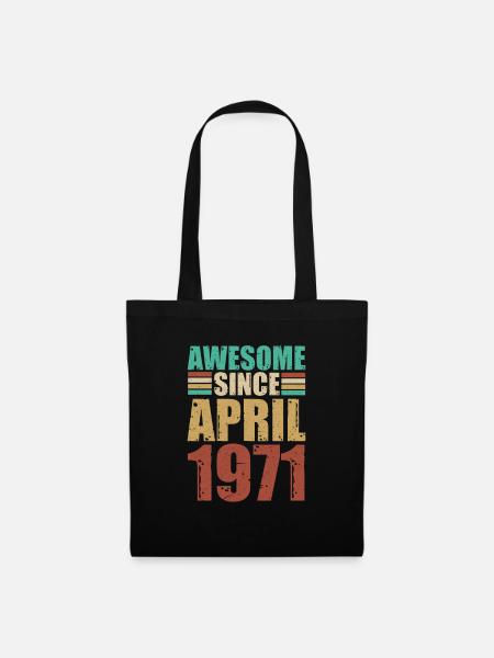 April 1971 - Tote Bag - black