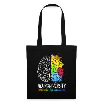 Neurodiversity Celebrate The Spectrum - Stoffbeutel - Schwarz - Vorne