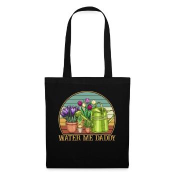 Water Me Daddy Vintage - Stoffbeutel - Schwarz - Vorne