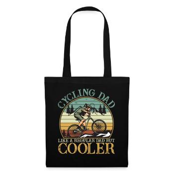 Cycling Dad Regular Dad But Cooler Fathers Day - Sac en tissu - noir - Devant