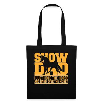 Horse Show Dad Hold The Horse - Sac en tissu - noir - Devant