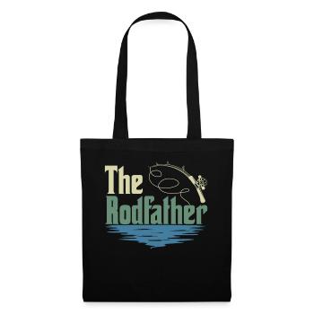 The Rodfather Fishing Rod - Sac en tissu - noir - Devant