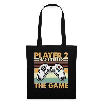 Player 2 Has Entered The Game - Sac en tissu - noir - Devant