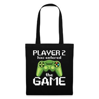 Player 2 Has Entered The Game - Sac en tissu - noir - Devant