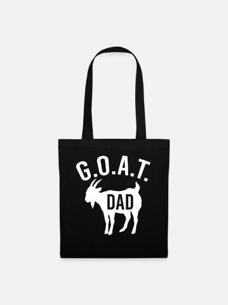 Goat Dad Matching - Stoffbeutel - Schwarz