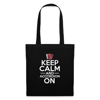 Accordéon - Sac en tissu - noir - Devant