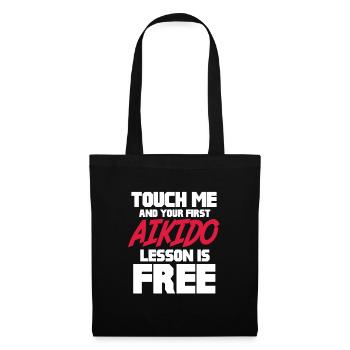 Aikido Martial Arts Martial Arts Fighter Gift - Tote Bag - black - Front