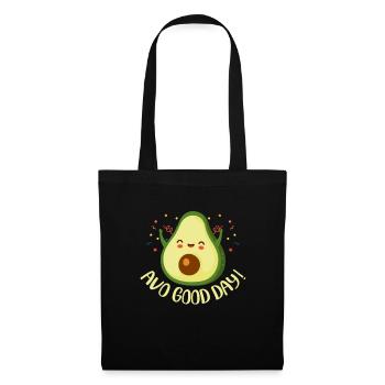 Avocat Guacamole Vegan Légumes Vegan Cadeau - Sac en tissu - noir - Devant