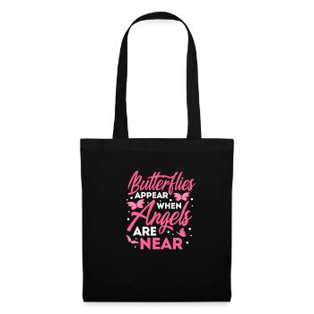 Butterflies Angel Butterfly Wings - Tote Bag - black - Front