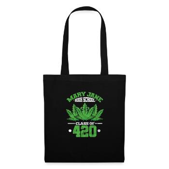420 - Sac en tissu - noir - Devant