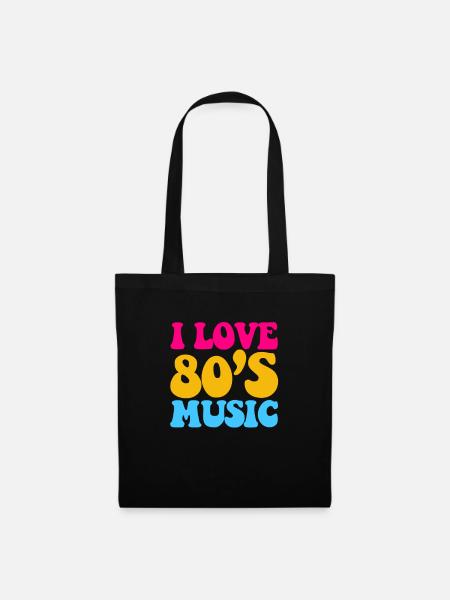 80s - Tote Bag - black
