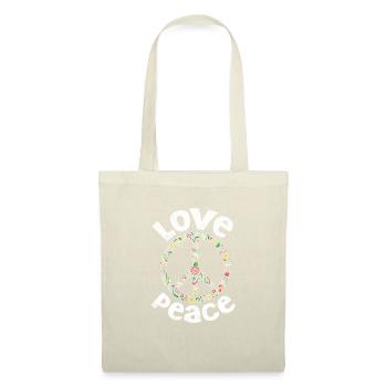 Hippie - Sac en tissu - nature - Devant