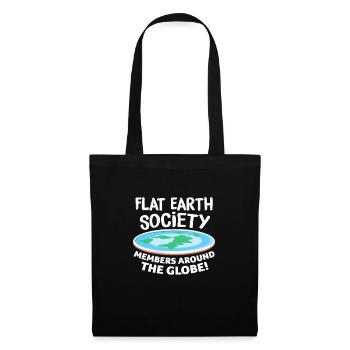 Flat Earth Flat Earth Conspiracy Gift - Tote Bag - black - Front