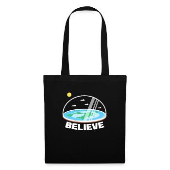 Flat Earth Flat Earth Conspiracy Gift - Tote Bag - black - Front