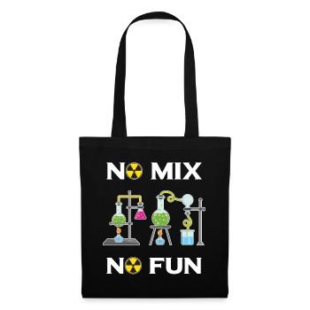 No Mix No Fun Labor Chimie T-shirt Science - Sac en tissu - noir - Devant