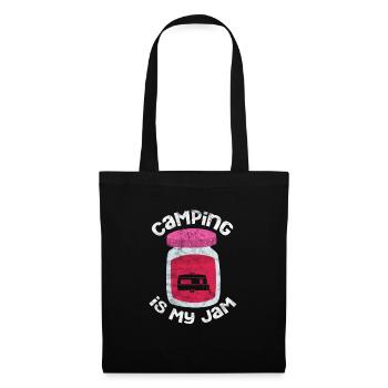 Camping - Tote Bag - black - Front