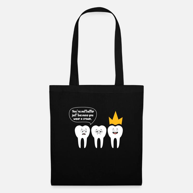 Dentist Dentist Dentist Teeth Gift - Tote Bag - black