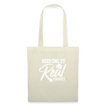 Agent immobilier - Sac en tissu - nature - Devant