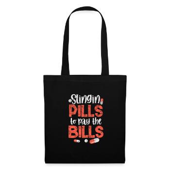 Pharmacie - Sac en tissu - noir - Devant