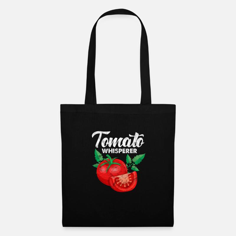 Tomate - Stoffbeutel - Schwarz