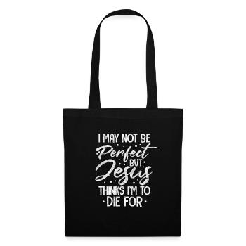 Jesus - Tote Bag - black - Front