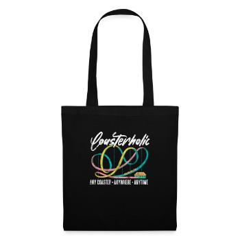Roller Coaster Amusement Park Amusement Park Gift - Tote Bag - black - Front