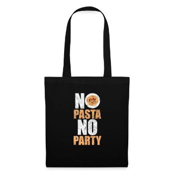 Pâtes alimentaires - Sac en tissu - noir - Devant