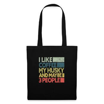 Husky Coffee - Tote Bag - black - Front