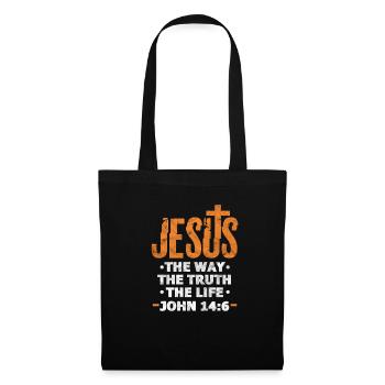Jesus - Tote Bag - black - Front