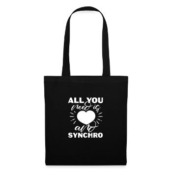 Natation synchronisée Natation Sportive Cadeau - Sac en tissu - noir - Devant