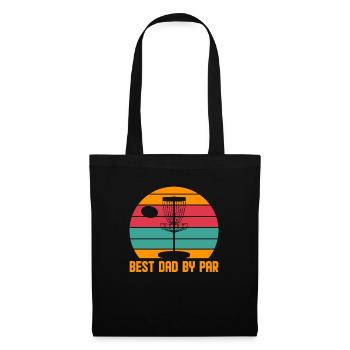 Disc Golf Father Frisbee Dad Disc Golf Gift - Tote Bag - black - Front