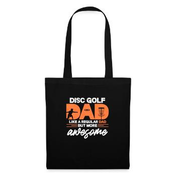 Disc Golf Father Frisbee Dad Disc Golf Gift - Tote Bag - black - Front