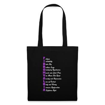 Fibromyalgia Fibro Fibromyalgia Rheumatism Gift - Tote Bag - black - Front
