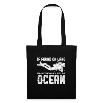 Diver - Tote Bag - black - Front