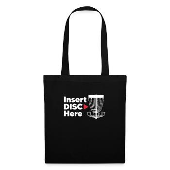 Disc Golf Frisbee Disc Golf Gift - Tote Bag - black - Front