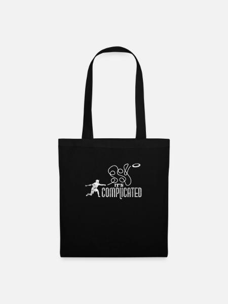 Ultimate Frisbee - Tote Bag - black