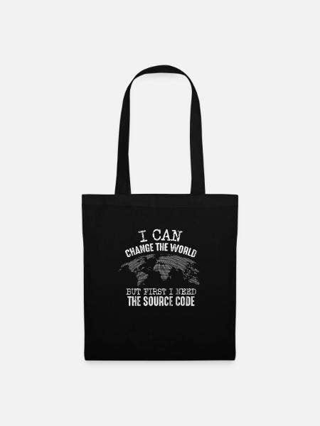 Programmeur - Sac en tissu - noir