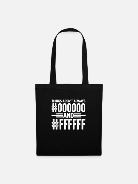 Programmierer Compuer Nerd Coder Software Geschenk - Stoffbeutel - Schwarz