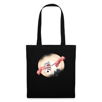 Poker Texas HoldEm Blessed Cartes à Jouer Poker - Sac en tissu - noir - Devant