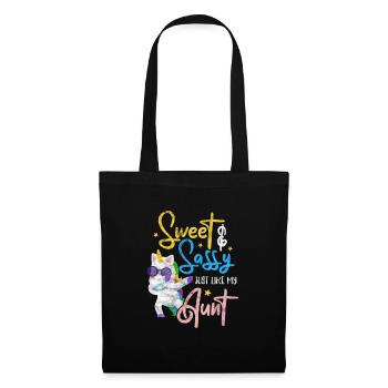 Tante - Sac en tissu - noir - Devant