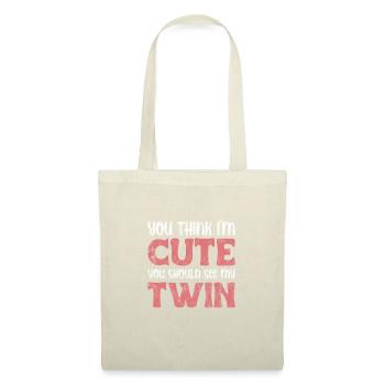 Jumeaux - Sac en tissu - nature - Devant