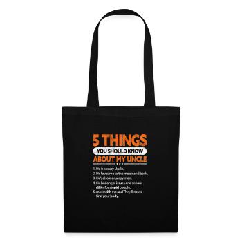 Uncle - Tote Bag - black - Front