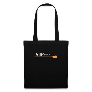 SOUPER - Sac en tissu - noir - Devant
