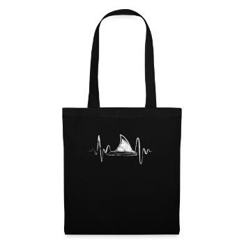 Shark Sharks Shark Fin Shark Sea Gift - Tote Bag - black - Front