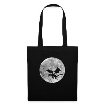 Dragon Dragon Créature Mythique Fantastique Cadeau - Sac en tissu - noir - Devant