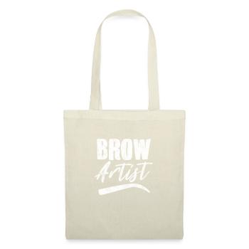 Sourcils Sourcils Beauticienne Cadeau - Sac en tissu - nature - Devant