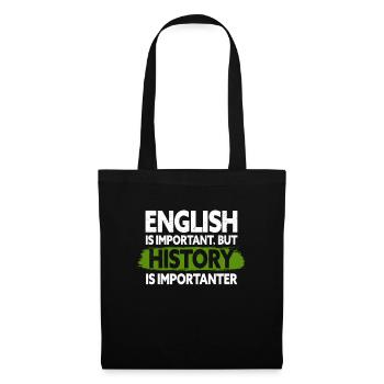 History - Tote Bag - black - Front